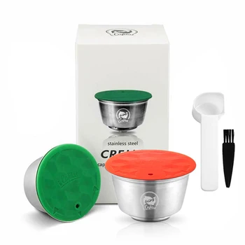 Reusable Coffee Capsules For Dolce Gusto Stainless Steel Coffee And Milk Filter Coffee Capsule Spoon Brush Kitchen Supplies
Reusable Coffee Capsules For Dolce Gusto Stainless Steel Coffee And Milk Filter Coffee Capsule Spoon Brush Kitchen Supplies