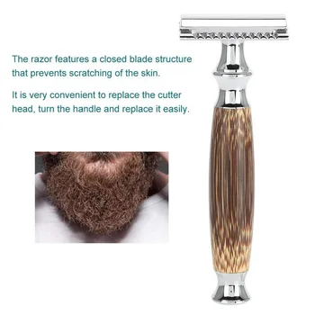 Men Women With Bamboo Handle Safety Razor Hair Removal Portable Blades Eco Friendly Durable Grooming Double Edge Rustproof
Men Women With Bamboo Handle Safety Razor Hair Removal Portable Blades Eco Friendly Durable Grooming Double Edge Rustproof