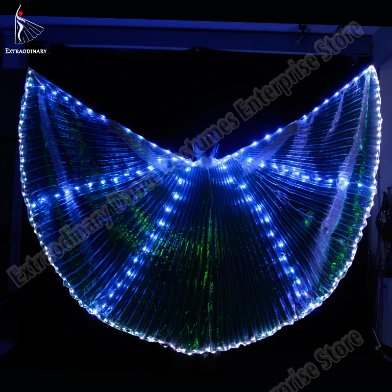 New Fashion Women Wing Isis Led Sticks Changing 6 Color Adult Belly Dance 360 Angle LED Wing lamp Props Degrees Accessories
New Fashion Women Wing Isis Led Sticks Changing 6 Color Adult Belly Dance 360 Angle LED Wing lamp Props Degrees Accessories