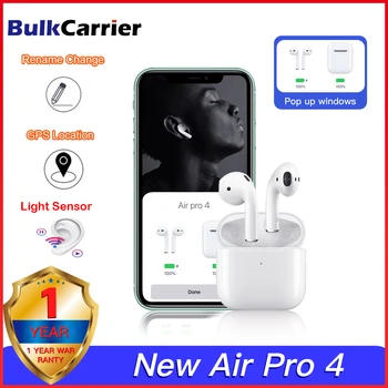 Original Air Pro 4 TWS Blutooth Earphones Wireless Sport Headsets Toch Stereo Earbuds Support Rename GPS for ios Android
Original Air Pro 4 TWS Blutooth Earphones Wireless Sport Headsets Toch Stereo Earbuds Support Rename GPS for ios Android