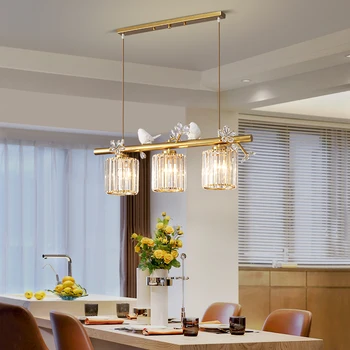 Modern minimalist living room LED pendant lights bar luxury lighting fixture dining room iron crystal restaurant hanging lamps
Modern minimalist living room LED pendant lights bar luxury lighting fixture dining room iron crystal restaurant hanging lamps