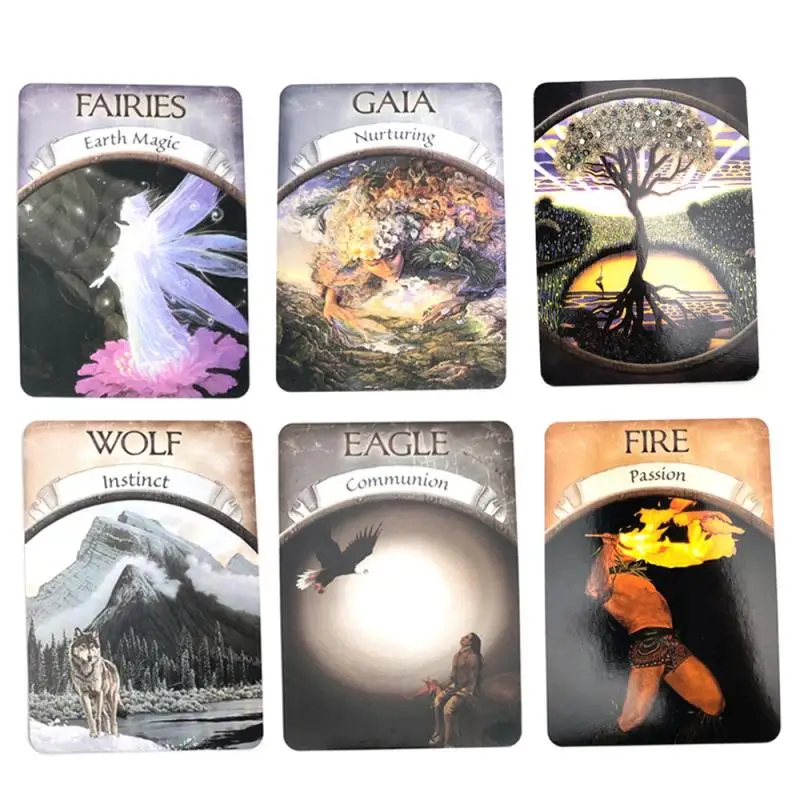 Earth Magic Oracle Cards English Board Game Read Fate tarot c48-card table games Deck Guidebook for Entertainment Board Game
Earth Magic Oracle Cards English Board Game Read Fate tarot c48-card table games Deck Guidebook for Entertainment Board Game