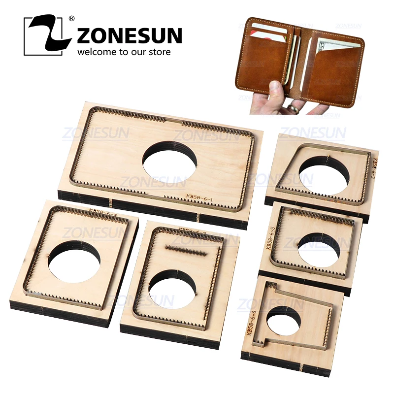 ZONESUN C5 Bank Credit Card Holder Custom Leather Cutting Die Handicraft Punching Tool DIY Paper Clicker Die Wooden Template
ZONESUN C5 Bank Credit Card Holder Custom Leather Cutting Die Handicraft Punching Tool DIY Paper Clicker Die Wooden Template