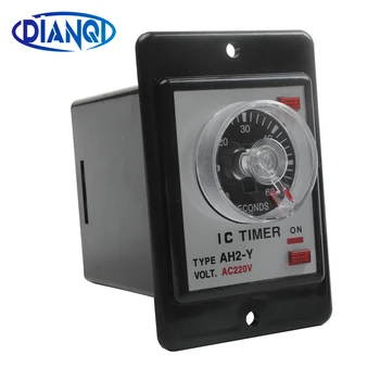 Power on delay timer time relay 0-60 seconds/minutes panel installation with socket base AH2-Y AC 220V
Power on delay timer time relay 0-60 seconds/minutes panel installation with socket base AH2-Y AC 220V