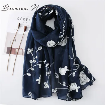 2018 Autumn Winter Stitch Floral Viscose Scarf Lady High Quality Shawls and Wraps Pashmina Stole Foulards Muslim Hijab 180*90Cm
2018 Autumn Winter Stitch Floral Viscose Scarf Lady High Quality Shawls and Wraps Pashmina Stole Foulards Muslim Hijab 180*90Cm