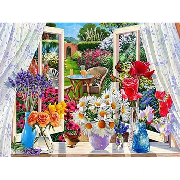 5D Diamond Painting Full Round "Garden scenery" Picture Of Rhinestones Embroidery Sale Diamond Mosaic Cross Stitch Home Decor 
5D Diamond Painting Full Round "Garden scenery" Picture Of Rhinestones Embroidery Sale Diamond Mosaic Cross Stitch Home Decor