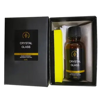 30ML Car Glass Nano-coating Hydrophobic Crystal Coating Liquid Glass Car Window Coating Anti Rain & Water Ceramic Glass Coating 
30ML Car Glass Nano-coating Hydrophobic Crystal Coating Liquid Glass Car Window Coating Anti Rain & Water Ceramic Glass Coating