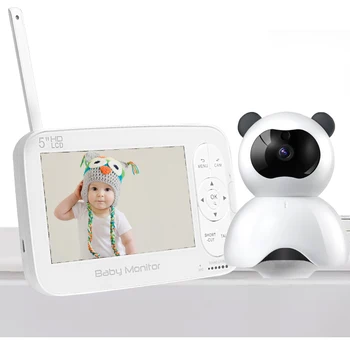 High Resolution Baby Nanny Security Camera Night Vision Temperature Monitoring 5.0 inch Wireless Video Color Baby Monitor
High Resolution Baby Nanny Security Camera Night Vision Temperature Monitoring 5.0 inch Wireless Video Color Baby Monitor