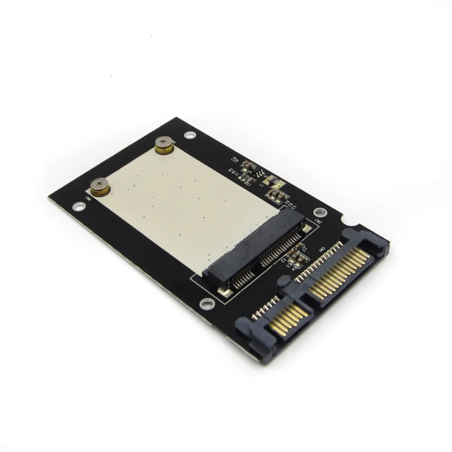 Mini Pcie PCI-E mSATA SSD до 2 5 "SATA3 Конвертор mSATA-SATA адаптер черная карта для Windows2000/XP/7/8/10 Vista