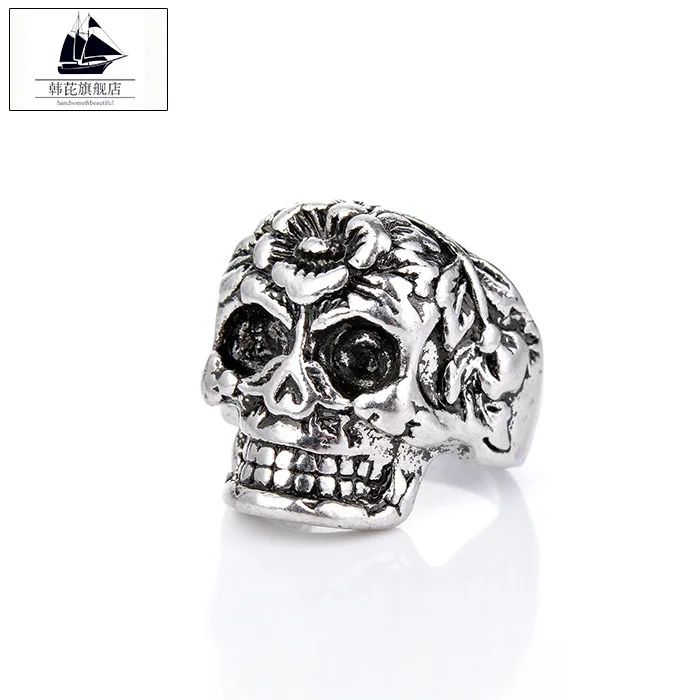 Anillos Anel To Restore Ancient Ways Forward Hip-hop Fashion And Personality Religious Totem Punk Skull Ring Female Bracelet
Anillos Anel To Restore Ancient Ways Forward Hip-hop Fashion And Personality Religious Totem Punk Skull Ring Female Bracelet
