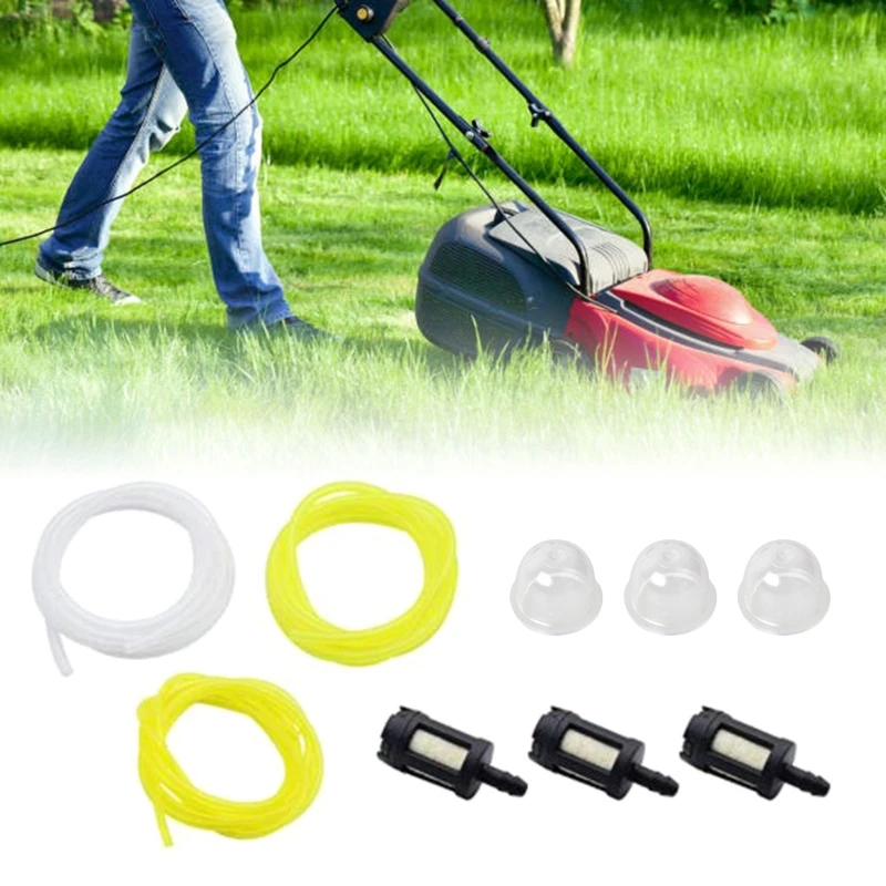 9pcs/set Universal Fuel Line Hose Pipe Filter Primer Bulbs Mower Fitting 1.5m 203F
9pcs/set Universal Fuel Line Hose Pipe Filter Primer Bulbs Mower Fitting 1.5m 203F