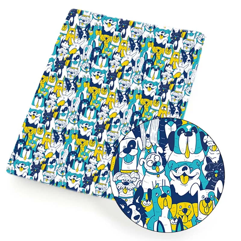 Polyester Cotton Fabric Sheet Dogs Anime Animals Printed Cloth Fabrics For DIY Craft Patchwork Qult Sewing Materials 45*150cm/pc
Polyester Cotton Fabric Sheet Dogs Anime Animals Printed Cloth Fabrics For DIY Craft Patchwork Qult Sewing Materials 45*150cm/pc