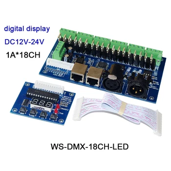 DC5V-36V,digital tube display,3CH/4CH/12CH/18CH/24CH/36CH DMX512 Decoder,RGB/RGBW led controller for led strip light led module
DC5V-36V,digital tube display,3CH/4CH/12CH/18CH/24CH/36CH DMX512 Decoder,RGB/RGBW led controller for led strip light led module