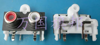 Free Delivery.RCA plug two channel 2 white lotus seat on the two lotus two holes
Free Delivery.RCA plug two channel 2 white lotus seat on the two lotus two holes