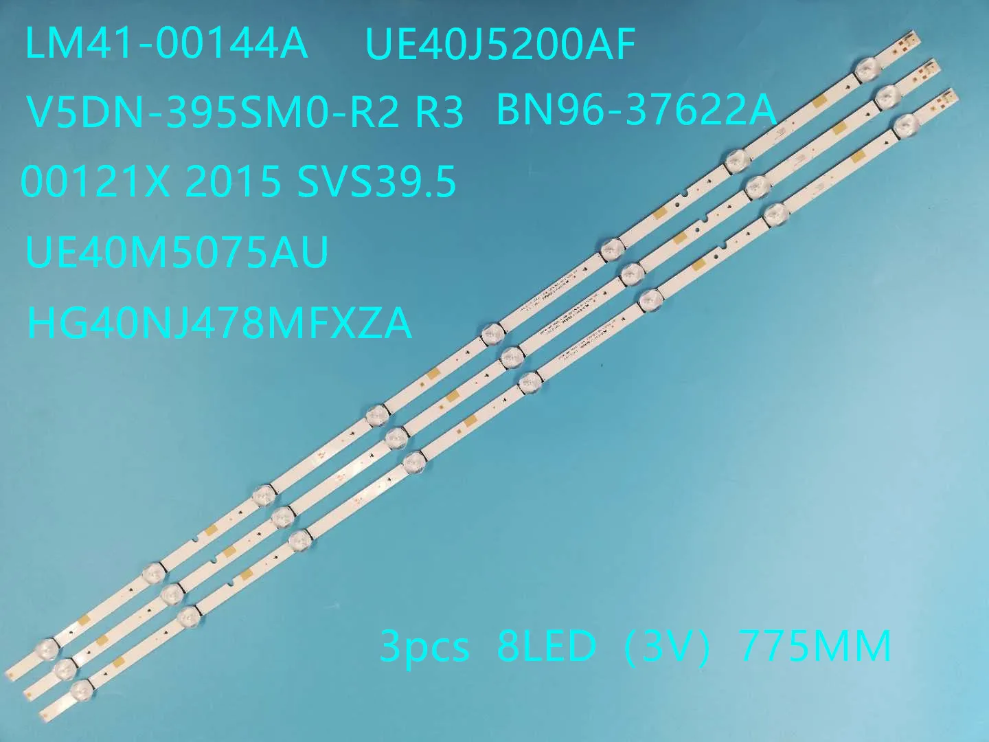 LED strip SVC 39.5 FCOM FHD BN96-37622A V5DN-395SM0-R2 for Samsung 40'' TV UA40J5200 UE40J5200 HG40ND460 HG40NE470 UE40J5000
LED strip SVC 39.5 FCOM FHD BN96-37622A V5DN-395SM0-R2 for Samsung 40'' TV UA40J5200 UE40J5200 HG40ND460 HG40NE470 UE40J5000