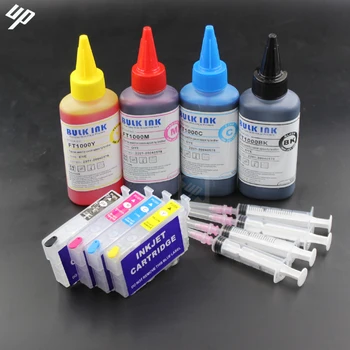 400ML Universal Refill Ink kit with T1281 128 Refillable ink cartridge for Stylus SX130 S22 SX225 SX425W SX435W SX445W Printer
400ML Universal Refill Ink kit with T1281 128 Refillable ink cartridge for Stylus SX130 S22 SX225 SX425W SX435W SX445W Printer