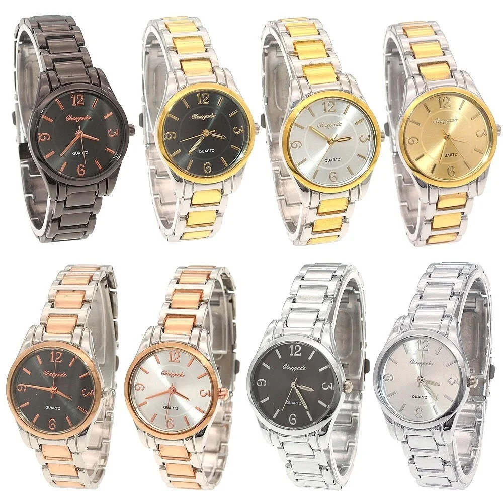 

Luxury Watch Fashion Stainless Steel Watch for Man Quartz Analog Wrist Watch Orologio Uomo Hot Sales Lovers Watches