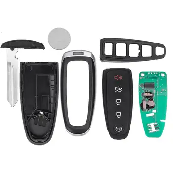 Hot Car 5 Buttons Remote Key Fob Case Shell 315MHZ With Battery ID46 Chip For Ford Edge Explorer Escape MKS MKT 2011 - 2014
Hot Car 5 Buttons Remote Key Fob Case Shell 315MHZ With Battery ID46 Chip For Ford Edge Explorer Escape MKS MKT 2011 - 2014