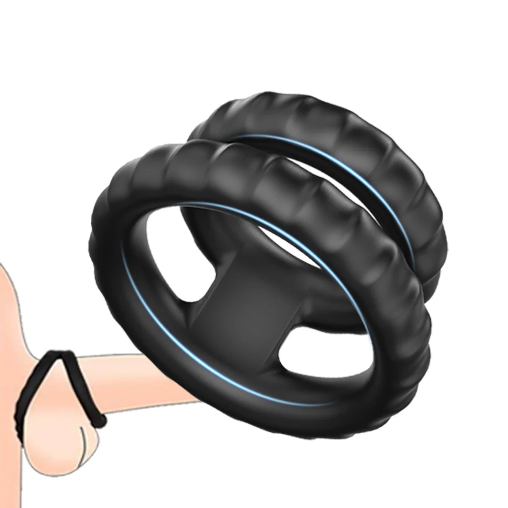 EXVOID Cock Lock Ring Scrotum Bind Elastic Sex Toys for Men Erection Penis Ring Male Dice Delay Ejaculation Liquid Silicone 9 H78edaa17e86247fbba712b480a8081edP
