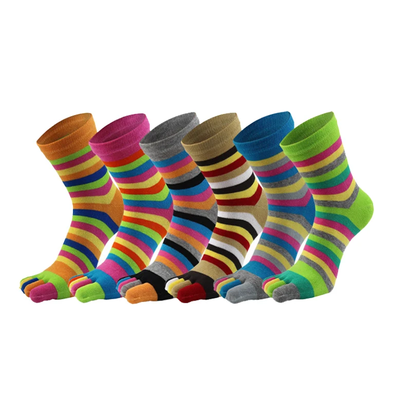 High Quality Fashion Women Socks Happy Toe Socks Female skarpetki Women Striped Cotton Five fingers Socks Women
High Quality Fashion Women Socks Happy Toe Socks Female skarpetki Women Striped Cotton Five fingers Socks Women