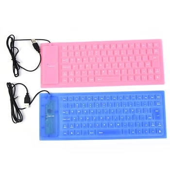 Waterproof Silicone Keyboard Foldable Flexible USB Mini Dustproof dirt Proof 
Waterproof Silicone Keyboard Foldable Flexible USB Mini Dustproof dirt Proof