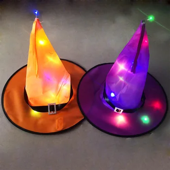 Halloween Decoration LED Glowing Witch Light Hat Witch Hats Wizard Top Hat Party Cap Cosplay Fancy Dress Masquerade Tree House
Halloween Decoration LED Glowing Witch Light Hat Witch Hats Wizard Top Hat Party Cap Cosplay Fancy Dress Masquerade Tree House