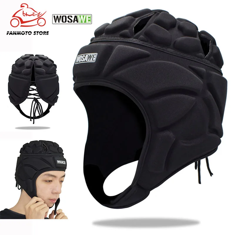 WOSAWE Motorcycle skating Hat Bicycle Protection Helmet Sport Football Soccer Goalkeeper Rugby Cap Head Guard Cycling Hat Helmet
WOSAWE Motorcycle skating Hat Bicycle Protection Helmet Sport Football Soccer Goalkeeper Rugby Cap Head Guard Cycling Hat Helmet