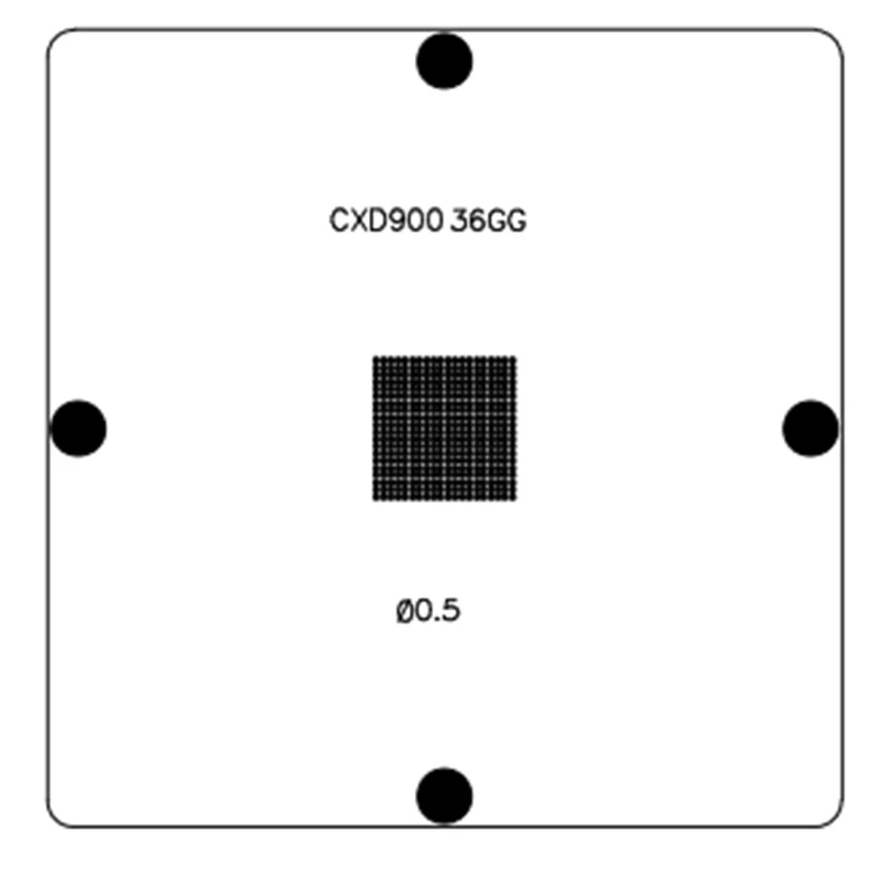 

Трафарет с прямым нагревом 80*80 90*90 мм для PS4 южный мост 12XX CXD90036G CXD90036, инструменты для ремонта игровых консолей с интегрированными микросхемами