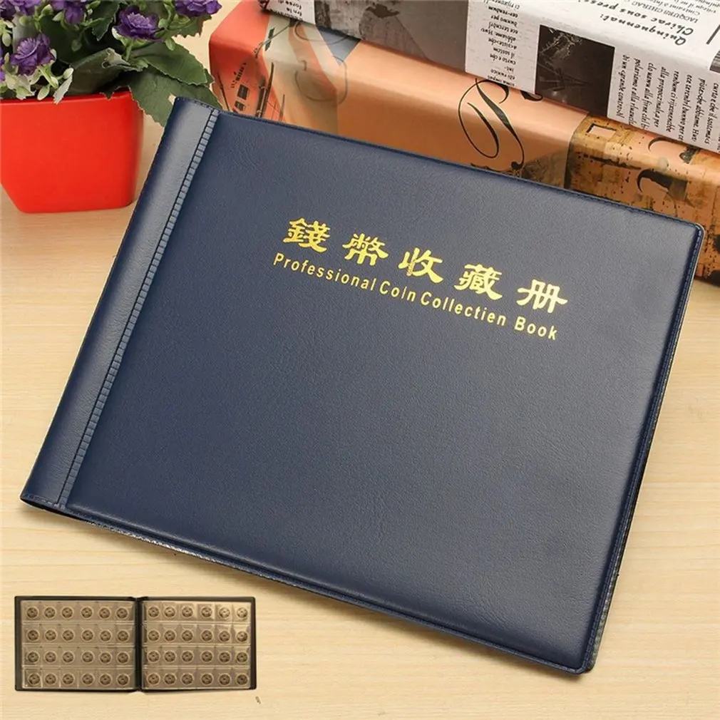 240 Holders Coin Collection Book Collecting Money Penny Pockets 10 Pages Coin Storage Album For Coin Collectors
240 Holders Coin Collection Book Collecting Money Penny Pockets 10 Pages Coin Storage Album For Coin Collectors