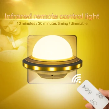 Night Light Remote Control Time Setting Plug Socket UFO Wall Lamp Children's Cartoon Creative Gift Bedroom bedside led light 
Night Light Remote Control Time Setting Plug Socket UFO Wall Lamp Children's Cartoon Creative Gift Bedroom bedside led light