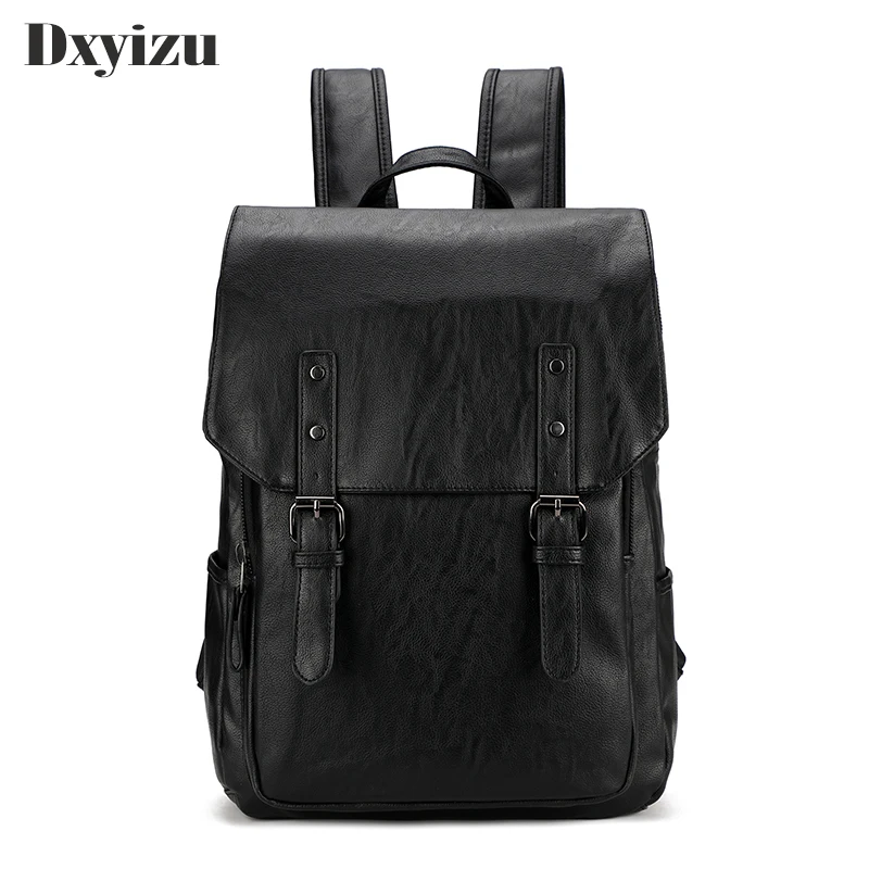 Brand Pu Leather Men Backpack With Buckle Belt Daypack Bag Front Pocket Travel Bag Casual School Laptop Backpack
Brand Pu Leather Men Backpack With Buckle Belt Daypack Bag Front Pocket Travel Bag Casual School Laptop Backpack