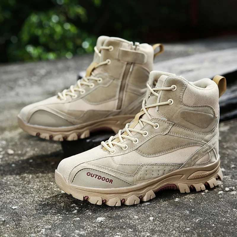 Outdoor Hiking shoes Men Camouflage Hunting boots Autumn Winter Army Tactical Military Combat boots Waterproof Climbing Training
Outdoor Hiking shoes Men Camouflage Hunting boots Autumn Winter Army Tactical Military Combat boots Waterproof Climbing Training
