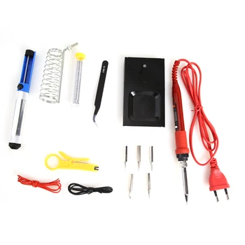 Soldering iron kit adjustable temperature 220V 80W LCD solder welding tools Ceramic heater soldering tips Desoldering Pump
Soldering iron kit adjustable temperature 220V 80W LCD solder welding tools Ceramic heater soldering tips Desoldering Pump