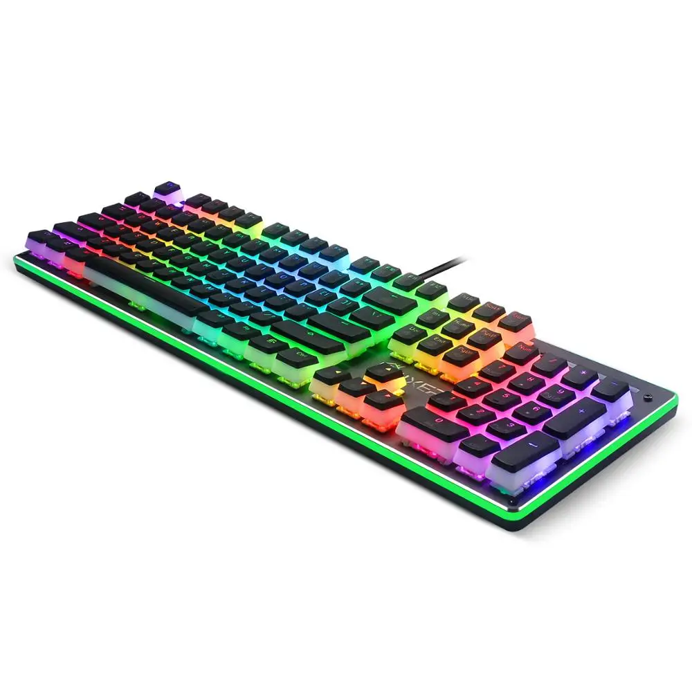 RGB 104 Keycap PBT Double Shot Pudding 2 Layers Translucent Backlit Keycaps for Mechanical Gaming Keyboard MX Switches
RGB 104 Keycap PBT Double Shot Pudding 2 Layers Translucent Backlit Keycaps for Mechanical Gaming Keyboard MX Switches