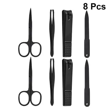 2 Sets Manicure Trimmer Suits Stainless Steel Clipper Cutter Tweezers Nippers Scissor File Kit with Random Color Storage Case
2 Sets Manicure Trimmer Suits Stainless Steel Clipper Cutter Tweezers Nippers Scissor File Kit with Random Color Storage Case