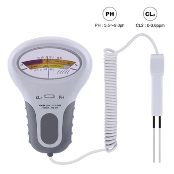 2 In 1 Chlorine Tester Water Quality PH & Chlorine Level CL2 Tester Portable PH Tester Swimming Pool Spa Analytical Equipment
2 In 1 Chlorine Tester Water Quality PH & Chlorine Level CL2 Tester Portable PH Tester Swimming Pool Spa Analytical Equipment