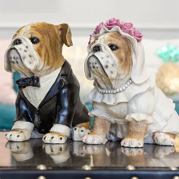 European Modern Bulldog Art Sculpture Animal Dog Figurine Creative Resin Crafts Decorations for Home Wedding Gift R3602 Europe
European Modern Bulldog Art Sculpture Animal Dog Figurine Creative Resin Crafts Decorations for Home Wedding Gift R3602 Europe