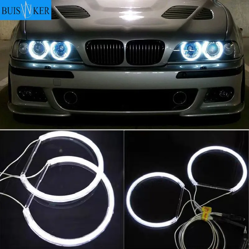 

CCFL Angel Eyes Kit Warm White Halo Ring 131mm*4 For BMW E36 E38 E39 E46 (With Original Projector)