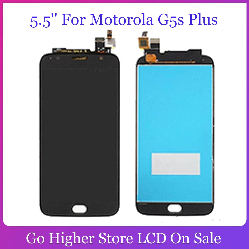 5 ''для Motorola G5s Plus XT1802 XT1803 XT1805 ЖК дисплей сенсорный экран дигитайзер сборка