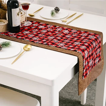180*35cm high quality Cloth Santa Claus Snowflake Table Runner Christmas Decorations 2020 Kitchen Xmas Natal New Year Decoration
180*35cm high quality Cloth Santa Claus Snowflake Table Runner Christmas Decorations 2020 Kitchen Xmas Natal New Year Decoration