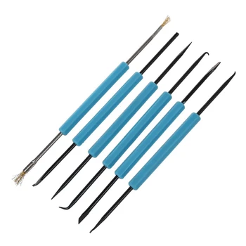 Blue Hex Handle PCB Circuit Board Solder Assist Set Disassembly Tool 6 in 1
Blue Hex Handle PCB Circuit Board Solder Assist Set Disassembly Tool 6 in 1