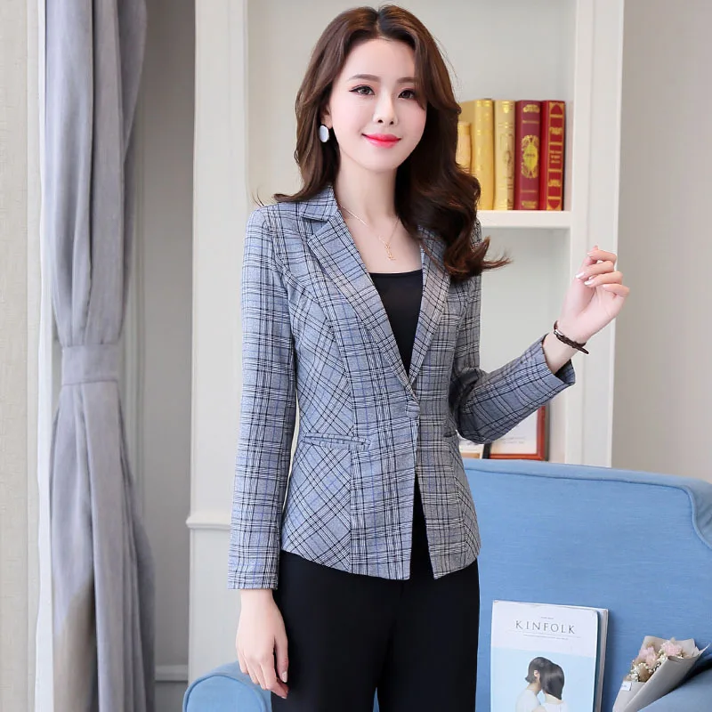 2019 Spring And Autumn Slim Fit Slimming Elegant Trend Versatile Simple Career Ol Stripes Small Suit Coat Women's Slimming
2019 Spring And Autumn Slim Fit Slimming Elegant Trend Versatile Simple Career Ol Stripes Small Suit Coat Women's Slimming