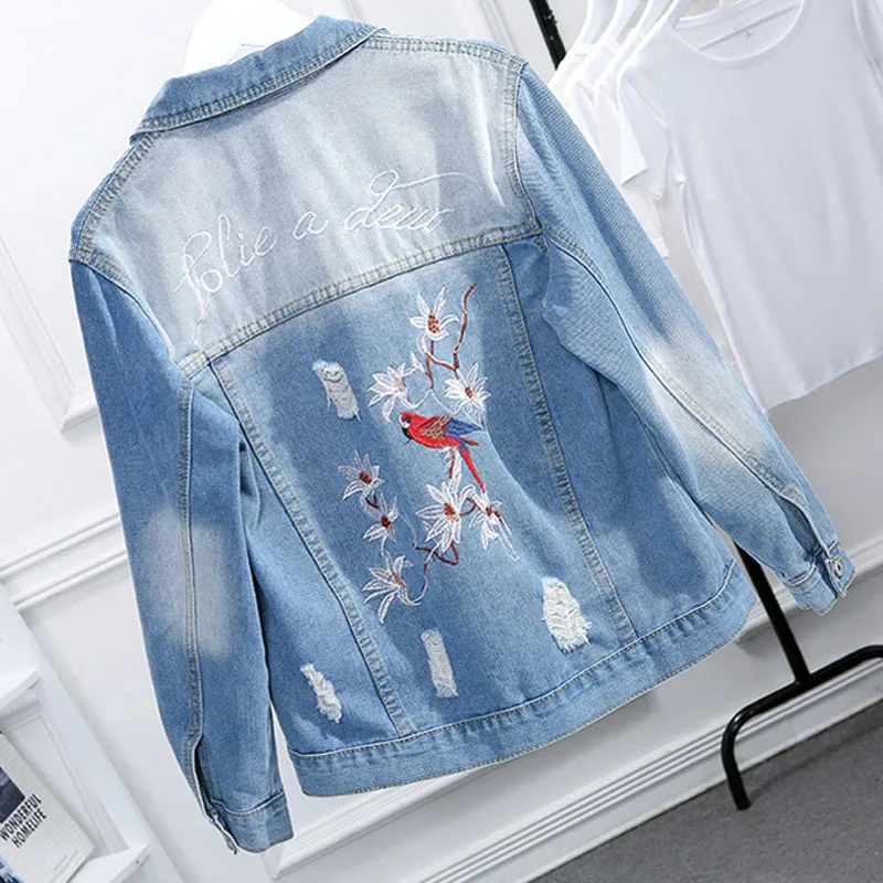 Plus Size Denim coats Women Boyfriend Jean Coat Streetwear Harajuku Vintage Autumn Basic for Outerwear Fat mm embroidery coats
Plus Size Denim coats Women Boyfriend Jean Coat Streetwear Harajuku Vintage Autumn Basic for Outerwear Fat mm embroidery coats