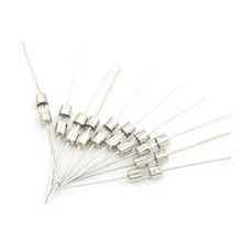 10X3,0x10mm 250V Doppel eisen kappe Axial Langsam Glas sicherung mit blei draht Mix Set 0.5A, 1A, 1.5A, 2A, 3A, 4A, 5A, 10A(China)