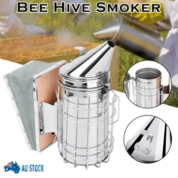 1pcs Stainless Steel Manual Bee Smoker Transmitter Kit Beekeeping Tool Equipment Hive Smoke Sprayer with Heat Shield Protection
1pcs Stainless Steel Manual Bee Smoker Transmitter Kit Beekeeping Tool Equipment Hive Smoke Sprayer with Heat Shield Protection