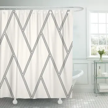Pattern Abstract Geometric Rhythmic Structure of Herringbone Science Trellis Shower Curtain Waterproof Polyester Fabric 72 x 78
Pattern Abstract Geometric Rhythmic Structure of Herringbone Science Trellis Shower Curtain Waterproof Polyester Fabric 72 x 78