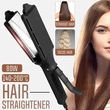 80W Hair Straightener Corn Electric Hair Curler Ceramic Straighter Chapinha Straightening Corrugated Curling Styling Tools
80W Hair Straightener Corn Electric Hair Curler Ceramic Straighter Chapinha Straightening Corrugated Curling Styling Tools