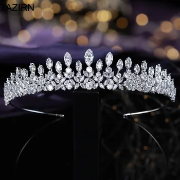 Trendy Cubic Zirconia Wedding Bridal Tiaras Sweet 16 Princess Crowns CZ Pageant Headpieces Party Prom Hair Jewelry Accessories 
Trendy Cubic Zirconia Wedding Bridal Tiaras Sweet 16 Princess Crowns CZ Pageant Headpieces Party Prom Hair Jewelry Accessories