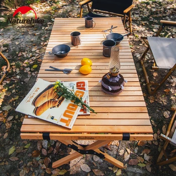 Naturehike Table Wood Folding Table Portable Camping Table Egg Roll Table Picnic Outdoor BBQ Table Wodden Desk 
Naturehike Table Wood Folding Table Portable Camping Table Egg Roll Table Picnic Outdoor BBQ Table Wodden Desk