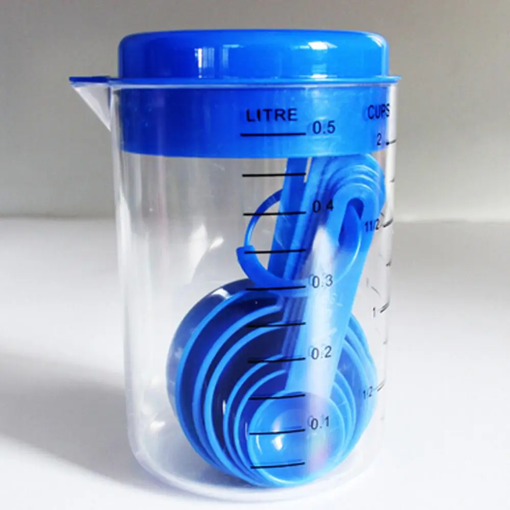 7Pcs Plastic Storage Measuring Tool Kit ABS PP Measuring Glass Cup Container and Spoons Set kitchen Tools Hot Sale Blue
7Pcs Plastic Storage Measuring Tool Kit ABS PP Measuring Glass Cup Container and Spoons Set kitchen Tools Hot Sale Blue